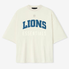 Detroit Lions Fear of God x NFL Unisex 3/4-Sleeve T-Shirt Cream - NFL