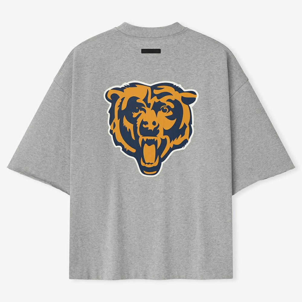 Chicago Bears Fear of God x NFL Unisex 3/4-Sleeve T-Shirt Heather Gray - NFL
