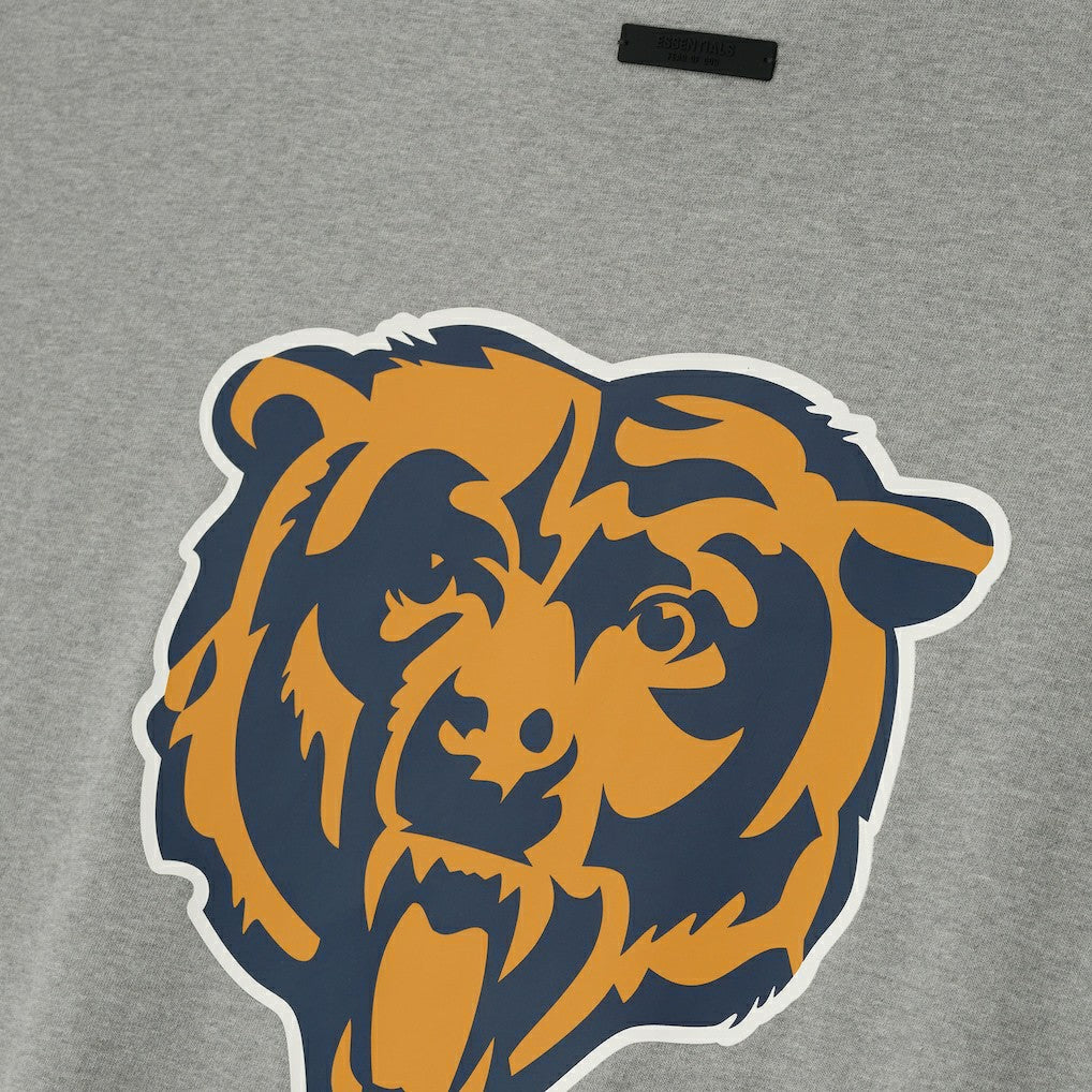 Chicago Bears Fear of God x NFL Unisex 3/4-Sleeve T-Shirt Heather Gray - NFL