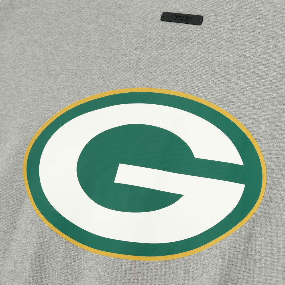 Green Bay Packers Fear of God x NFL Unisex 3/4-Sleeve T-Shirt Heather Gray - NFL