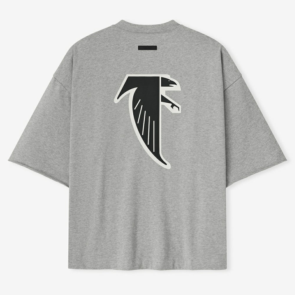 Atlanta Falcons Fear of God x NFL Unisex 3/4-Sleeve T-Shirt Heather Gray - NFL