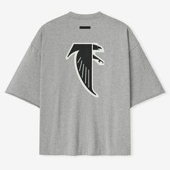 Atlanta Falcons Fear of God x NFL Unisex 3/4-Sleeve T-Shirt Heather Gray - NFL