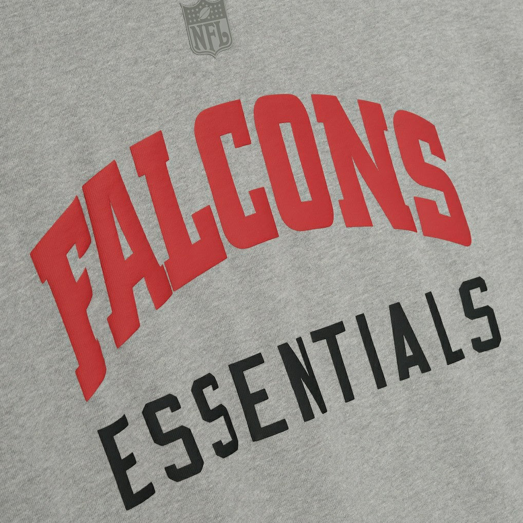 Atlanta Falcons Fear of God x NFL Unisex 3/4-Sleeve T-Shirt Heather Gray - NFL