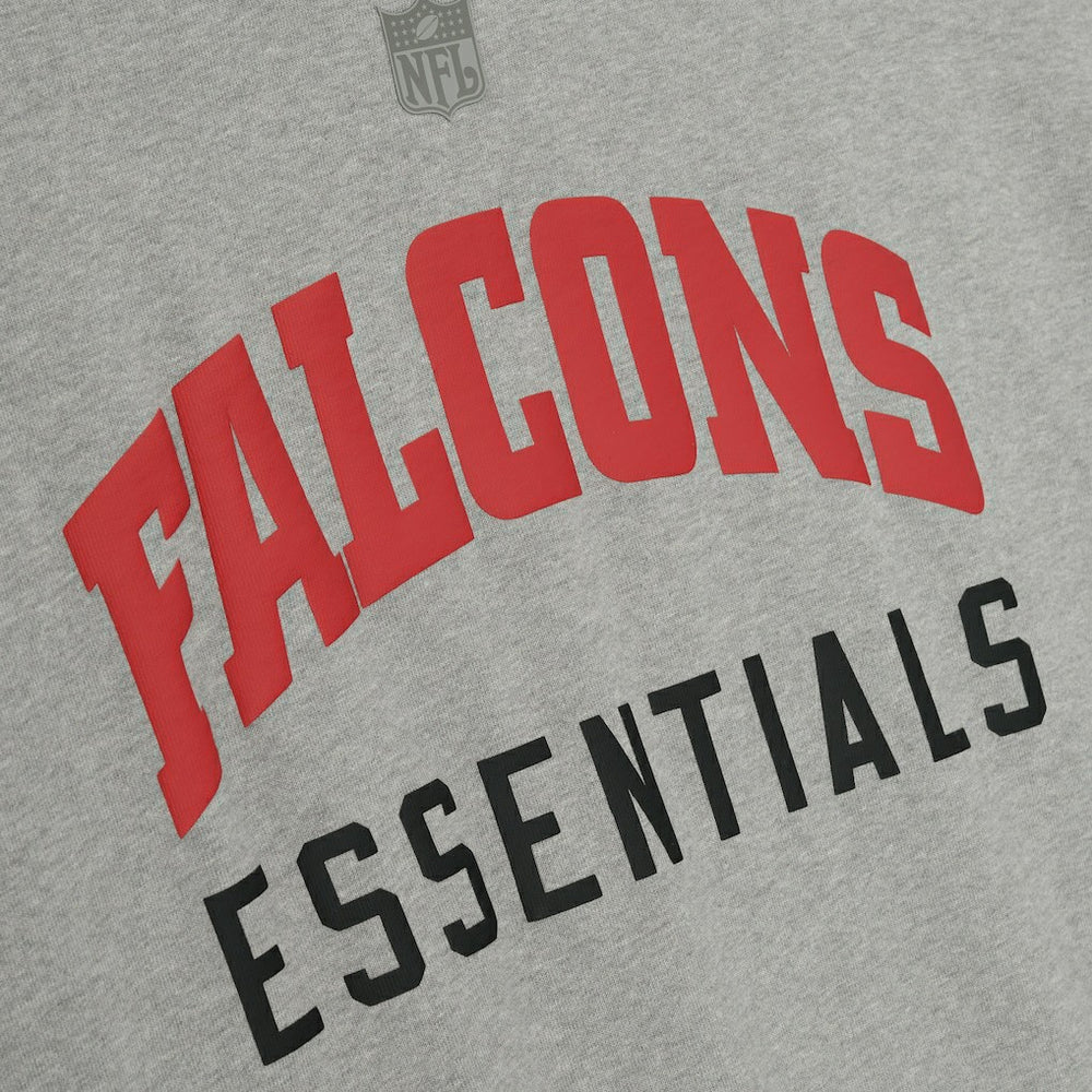 Atlanta Falcons Fear of God x NFL Unisex 3/4-Sleeve T-Shirt Heather Gray - NFL