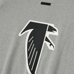 Atlanta Falcons Fear of God x NFL Unisex 3/4-Sleeve T-Shirt Heather Gray - NFL