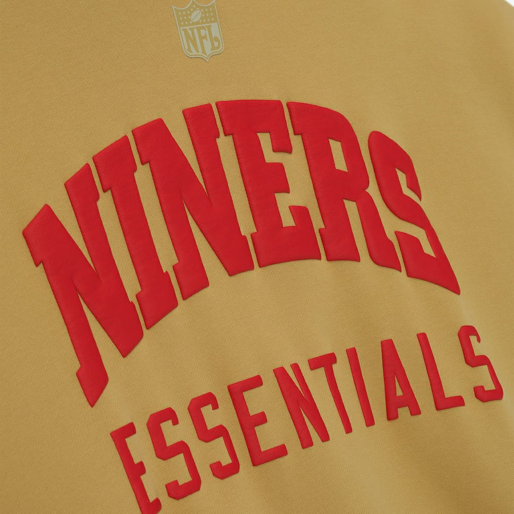 San Francisco 49ers Fear of God x NFL Unisex Sport Hoodie Gold/Heather Gray - NFL