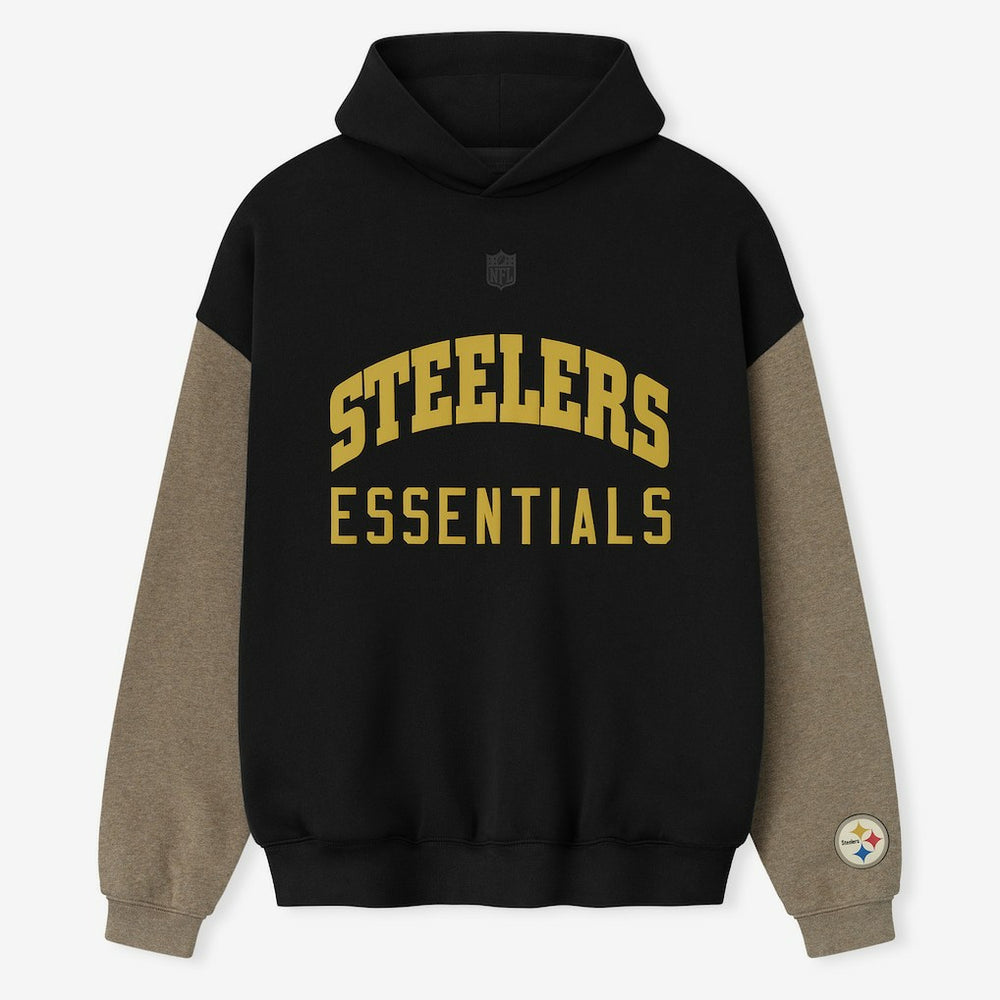 Pittsburgh Steelers Fear of God x NFL Unisex Sport Hoodie Black/Walnut - NFL