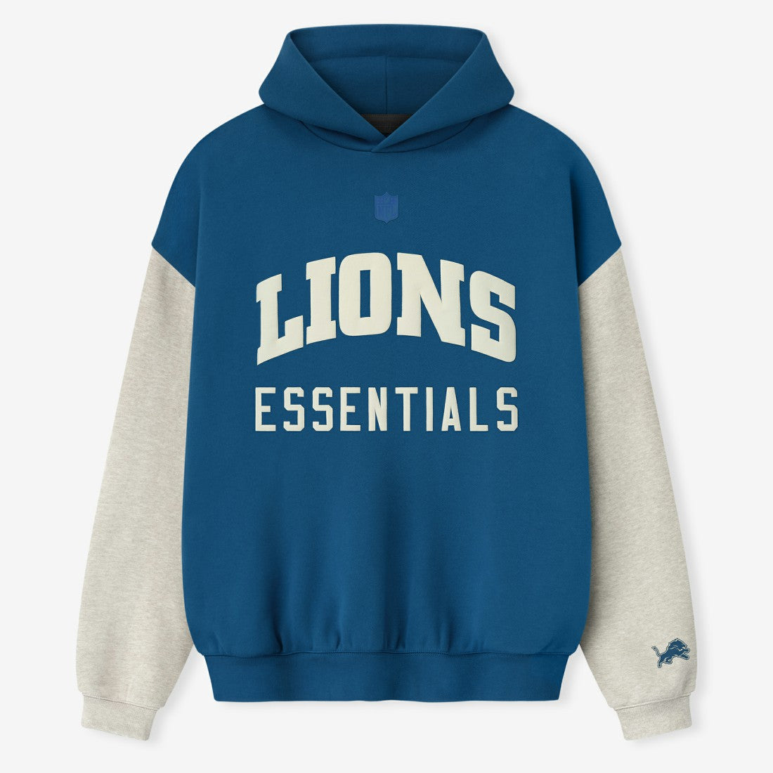 Detroit Lions Fear of God x NFL Unisex Sport Hoodie Blue/Heather Gray - NFL