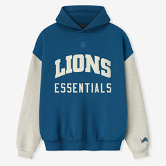 Detroit Lions Fear of God x NFL Unisex Sport Hoodie Blue/Heather Gray - NFL