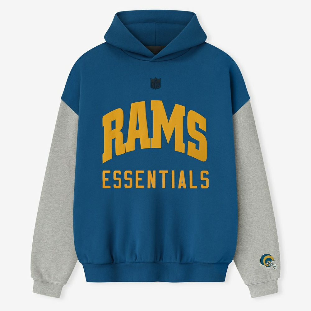 Los Angeles Rams Fear of God x NFL Unisex Sport Hoodie Royal/Heather Gray - NFL