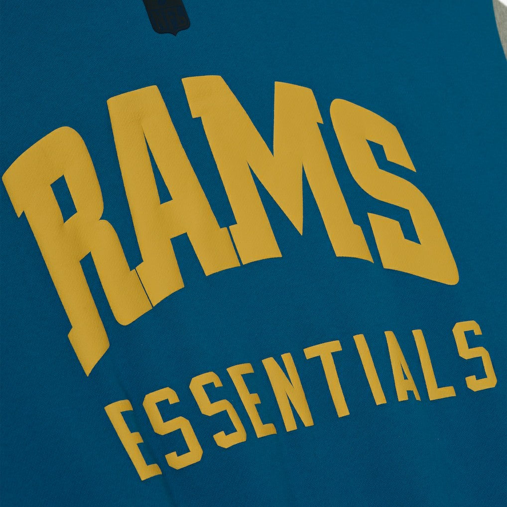 Los Angeles Rams Fear of God x NFL Unisex Sport Hoodie Royal/Heather Gray - NFL