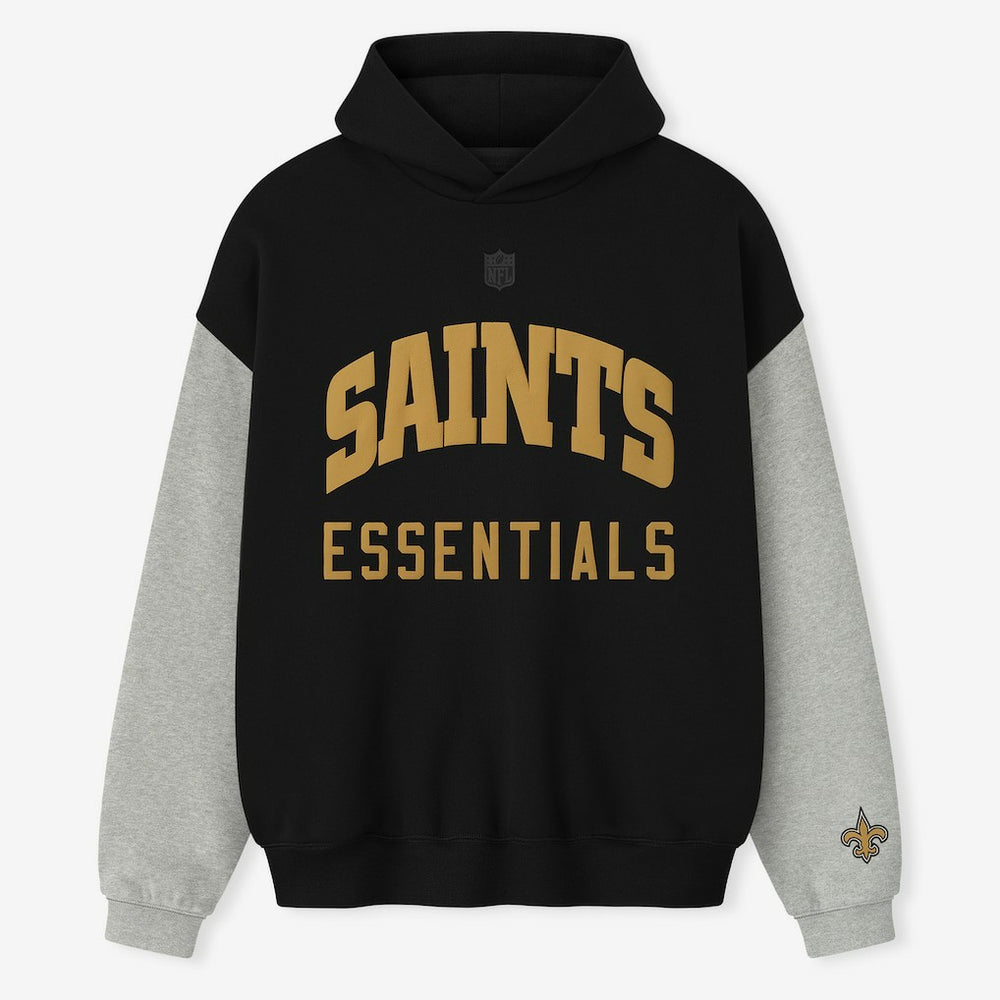 New Orleans Saints Fear of God x NFL Unisex Sport Hoodie Black/Heather Gray - NFL