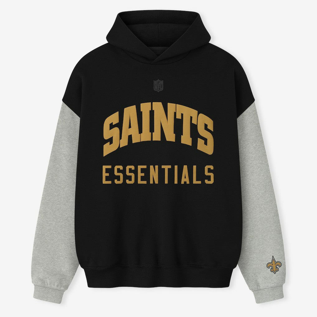 New Orleans Saints Fear of God x NFL Unisex Sport Hoodie Black/Heather Gray - NFL