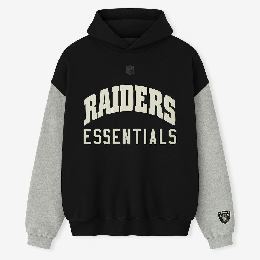 Las Vegas Raiders Fear of God x NFL Unisex Sport Hoodie Black/Heather Gray - NFL