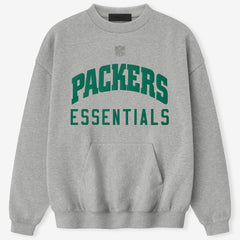 Green Bay Packers Fear of God x NFL Unisex Sport Sweatshirt Heather Gray - NFL