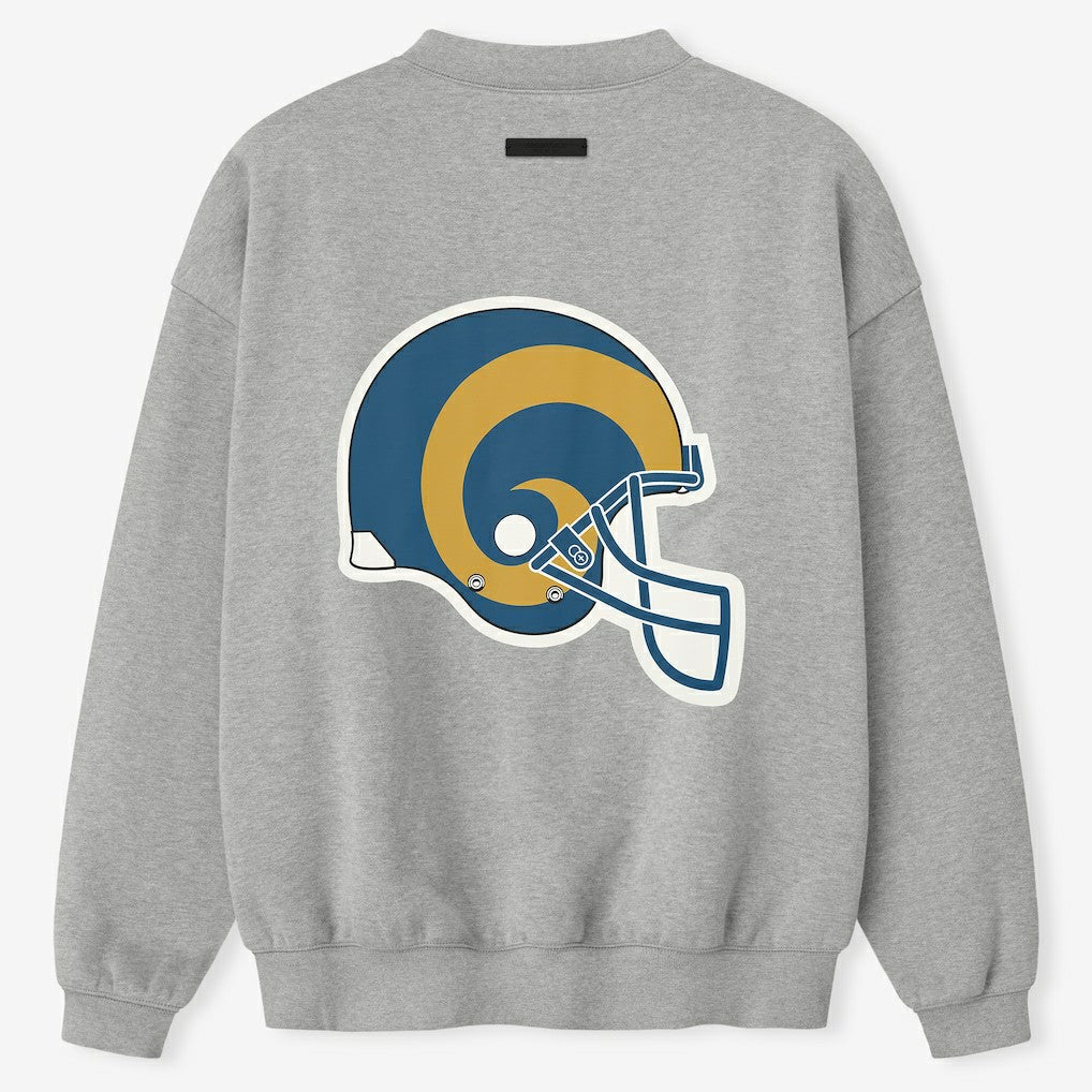 Los Angeles Rams Fear of God x NFL Unisex Sport Sweatshirt Heather Gray - NFL