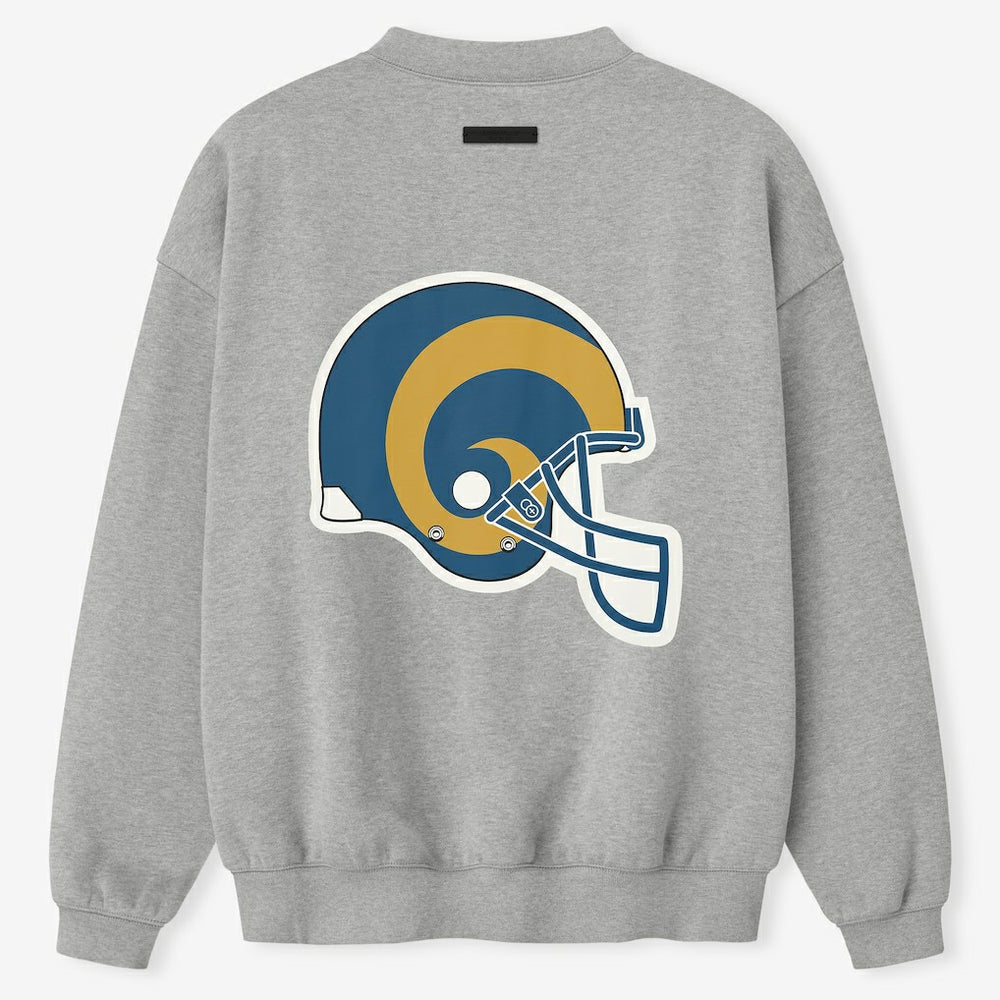 Los Angeles Rams Fear of God x NFL Unisex Sport Sweatshirt Heather Gray - NFL