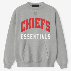 Kansas City Chiefs Fear of God x NFL Unisex Sport Sweatshirt Heather Gray - NFL