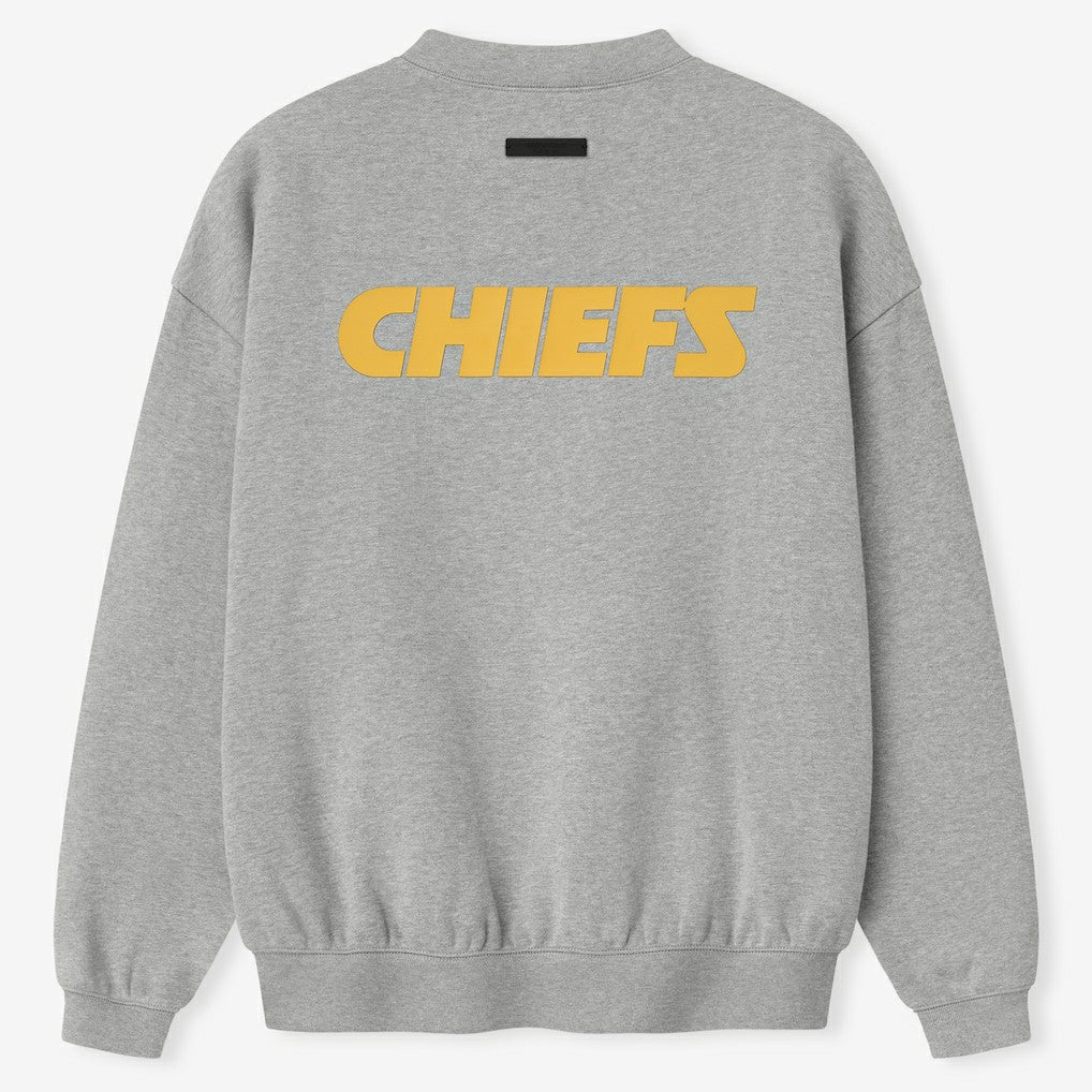 Kansas City Chiefs Fear of God x NFL Unisex Sport Sweatshirt Heather Gray - NFL