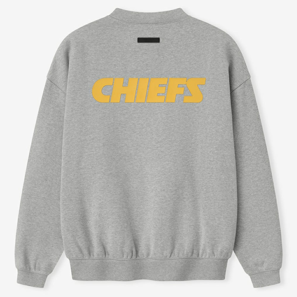 Kansas City Chiefs Fear of God x NFL Unisex Sport Sweatshirt Heather Gray - NFL