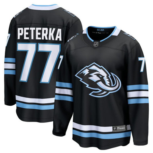 JJ Peterka Utah Mammoth Fanatics Home Breakaway Jersey - Black | NHL Jerseys