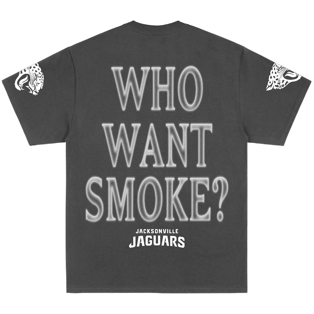 Jacksonville Jaguars Nardo Wick Unisex Teal Smoke T-Shirt Black - NFL