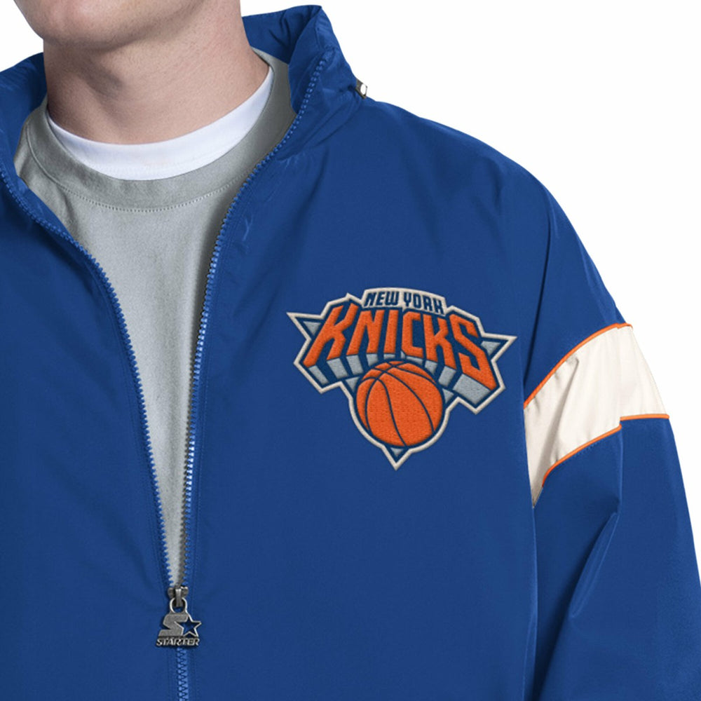 NBA - New York Knicks Starter The Gust Full-Zip Hooded Jacket - Royal