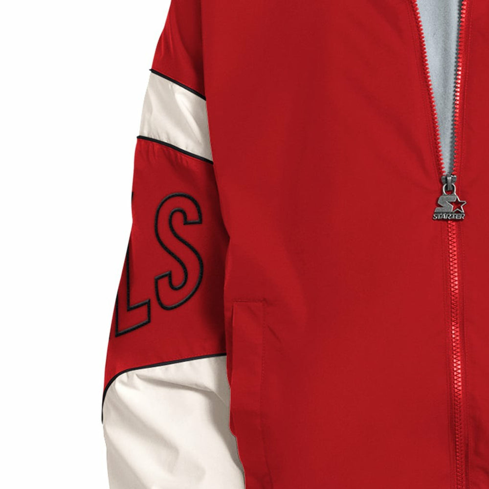 NBA - Chicago Bulls Starter The Gust Full-Zip Hooded Jacket - Red