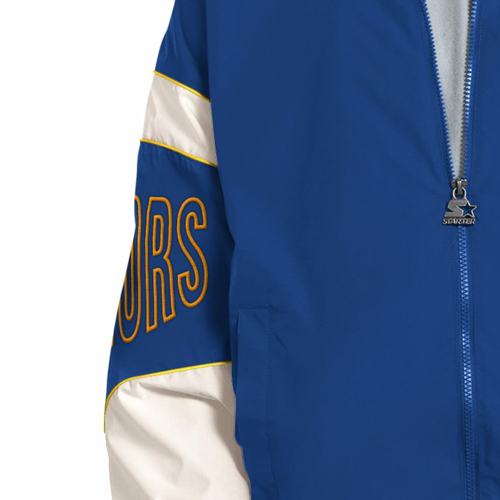 NBA - Golden State Warriors Starter The Gust Full-Zip Hooded Jacket - Royal