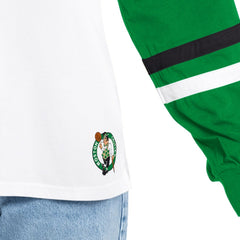 NBA - Boston Celtics G-III 4Her by Carl Banks Women's Key Player Oversized Hooded Long Sleeve T-Shirt - White/Green