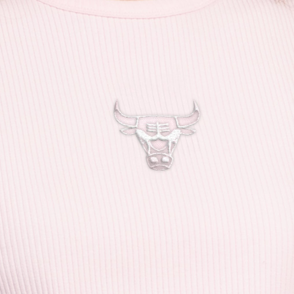 NBA - Chicago Bulls Starter Women's Pastel Ribbed Tank Top - Pink