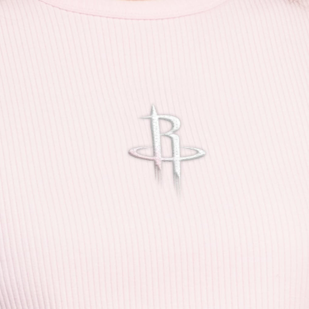 NBA - Houston Rockets Starter Women's Pastel Ribbed Tank Top - Pink