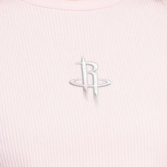 NBA - Houston Rockets Starter Women's Pastel Ribbed Tank Top - Pink