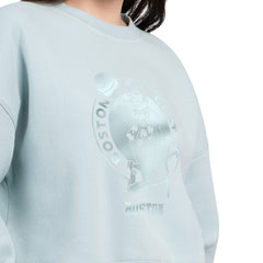 NBA - Boston Celtics Starter Women's Pastel Boxy Sweatshirt - Cream
