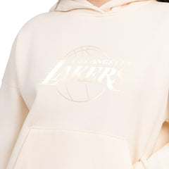 NBA - Los Angeles Lakers Starter Women's Pastel Relaxed Hoodie - Cream