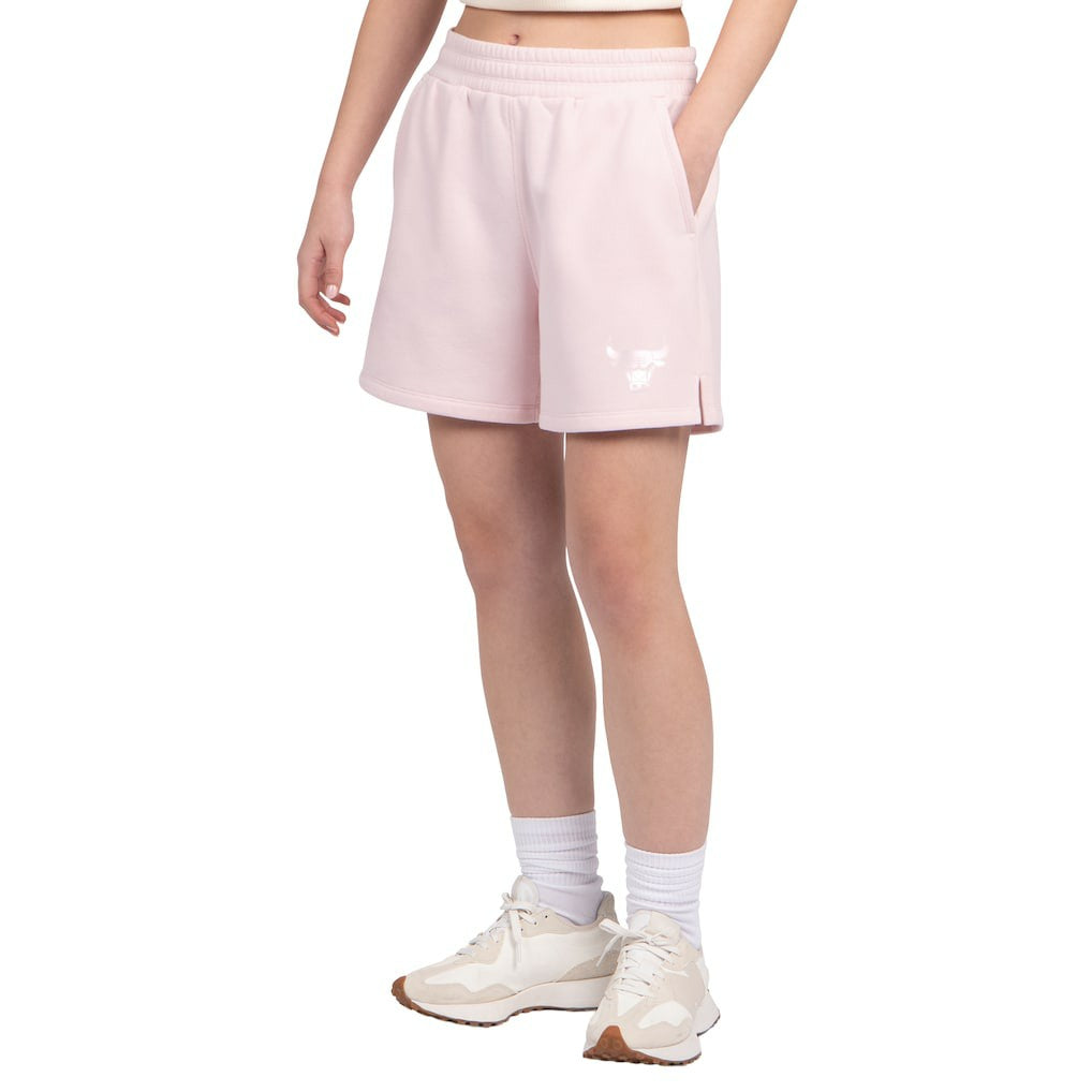 NBA - Chicago Bulls Starter Women's Pastel High Waisted Shorts - Light Pink