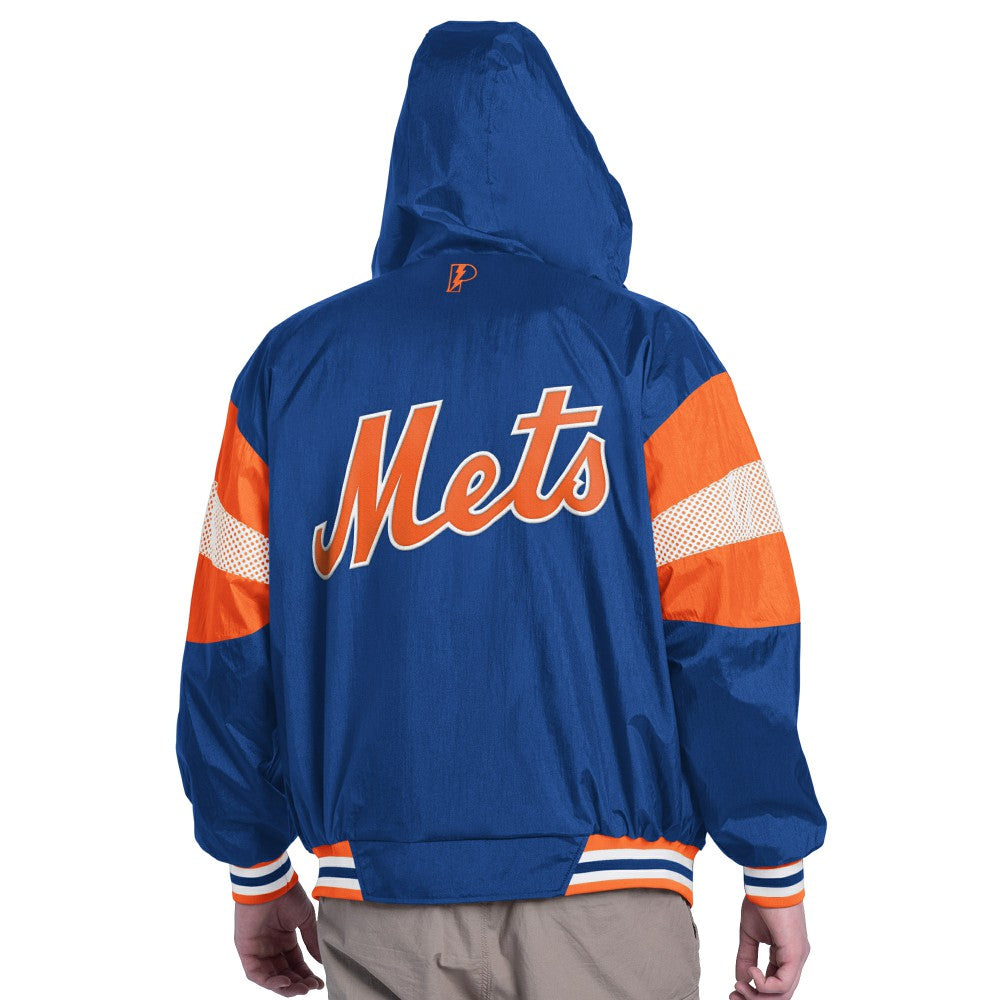 New York Mets Pro Player Legacy Lightweight Full-Zip Hooded Jacket Sale