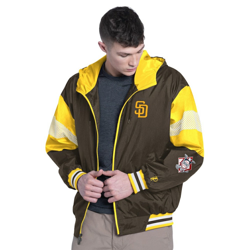 San Diego Padres Pro Player Legacy Lightweight Full-Zip Hooded Jacket Online