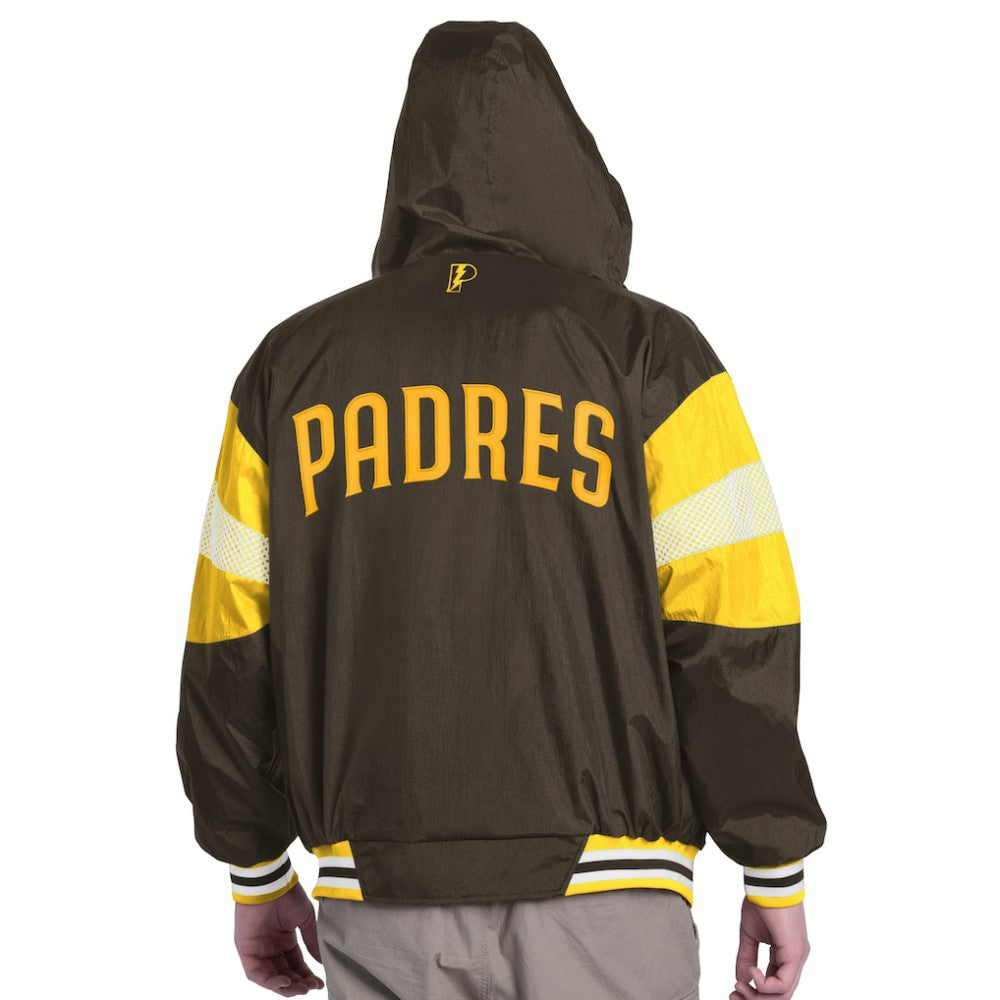 San Diego Padres Pro Player Legacy Lightweight Full-Zip Hooded Jacket Online