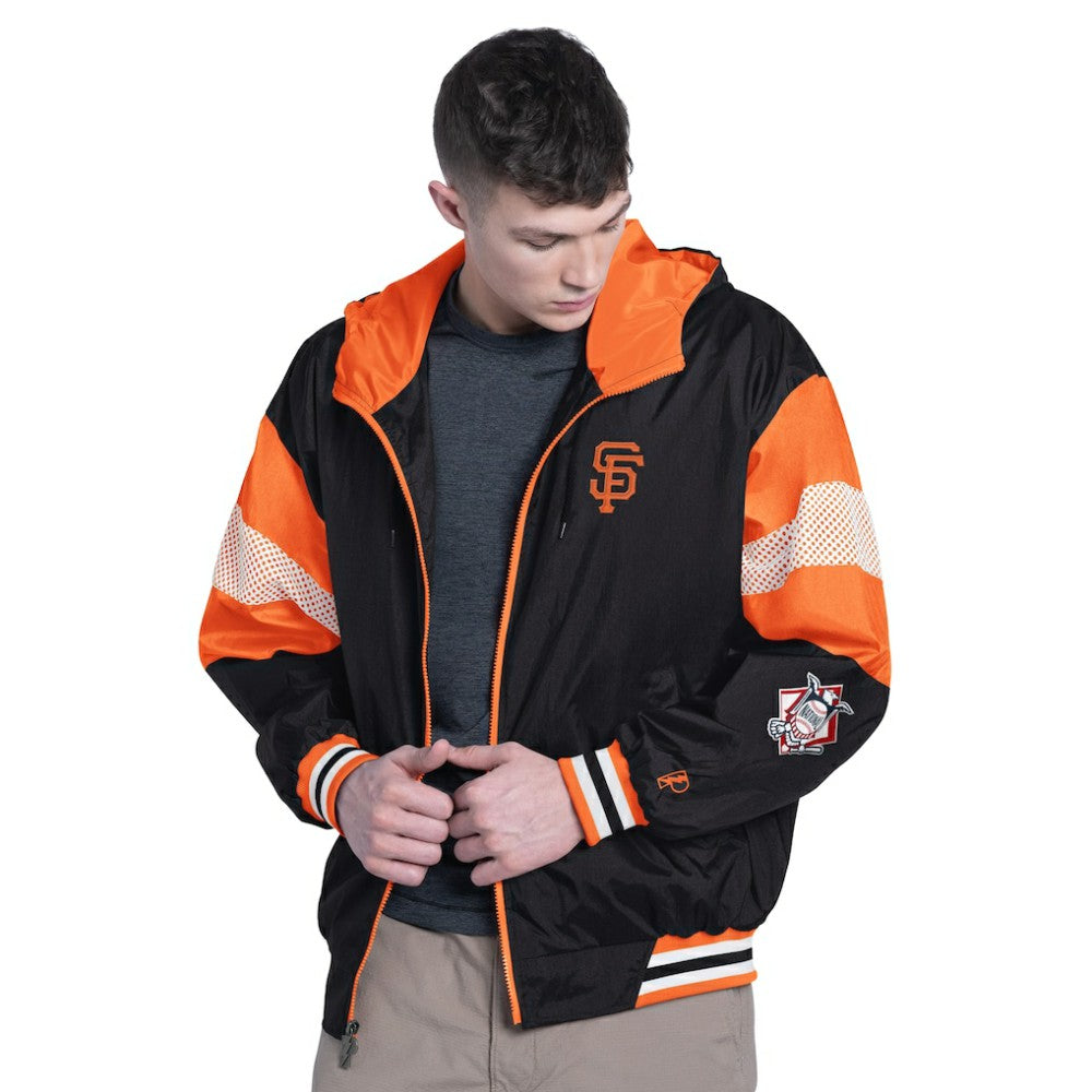 San Francisco Giants Pro Player Legacy Lightweight Full-Zip Hooded Jacket Lifestyle