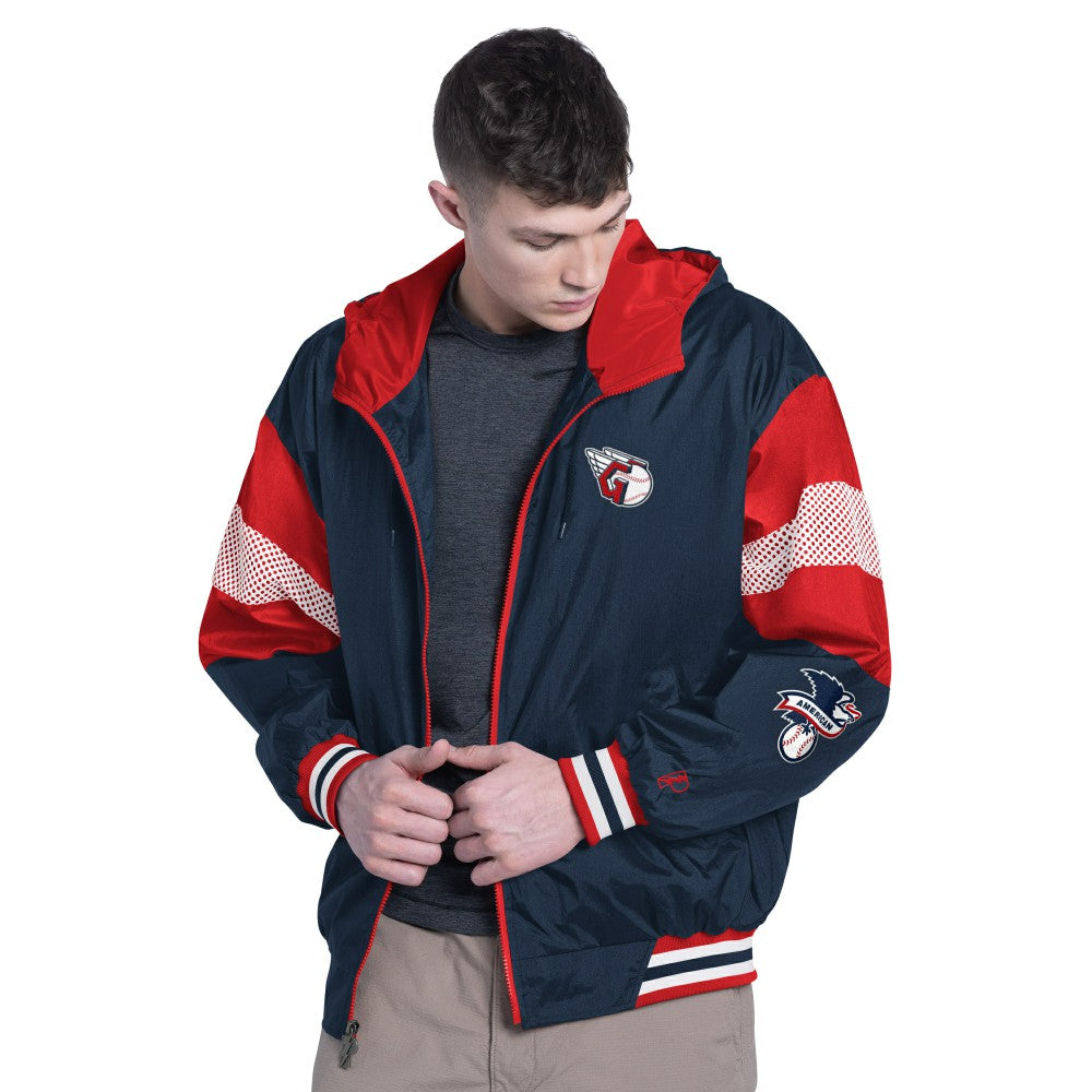 Cleveland Guardians Pro Player Legacy Lightweight Full-Zip Hooded Jacket Online
