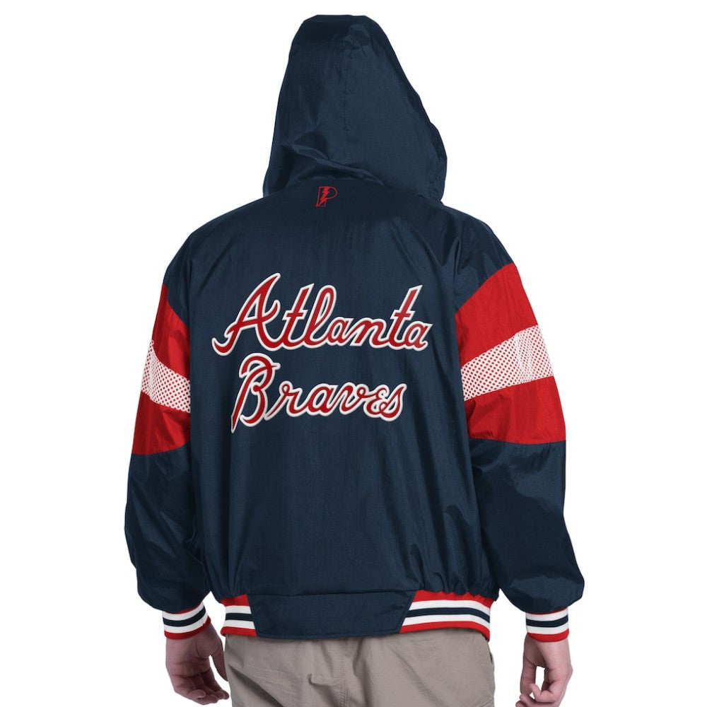 Atlanta Braves Pro Player Legacy Lightweight Full-Zip Hooded Jacket Online