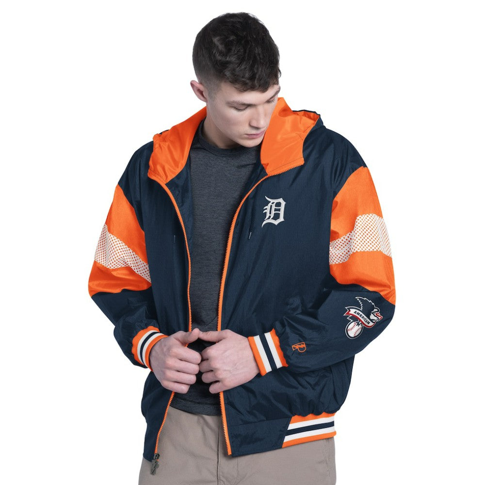 Detroit Tigers Pro Player Legacy Lightweight Full-Zip Hooded Jacket Clearance