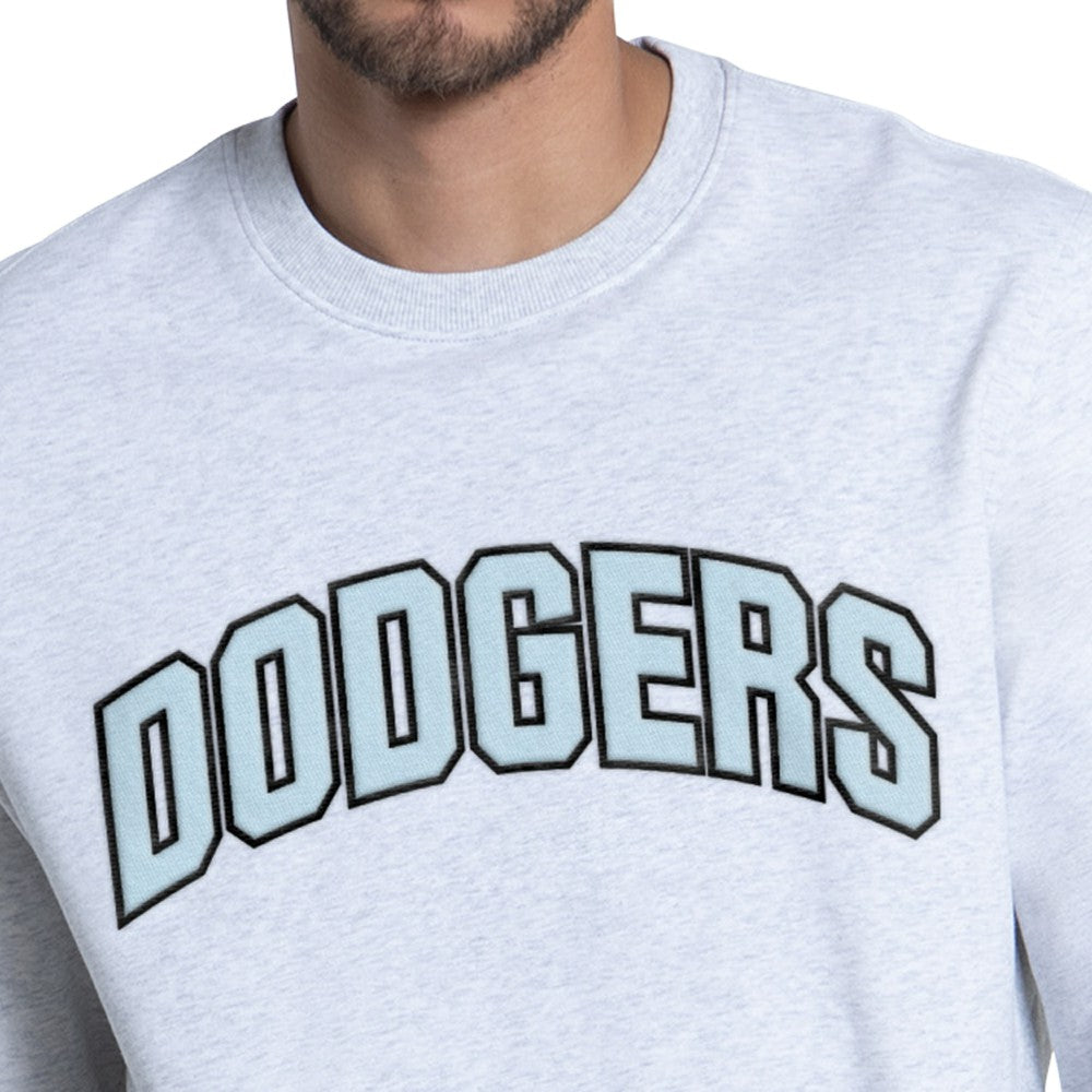 Los Angeles Dodgers Starter Face of Ice Blue French Terry Sweatshirt Lifestyle