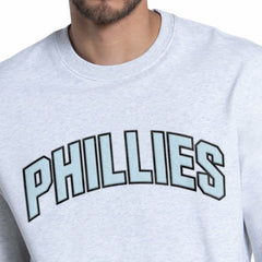 Philadelphia Phillies Starter Face of Ice Blue French Terry Sweatshirt discount
