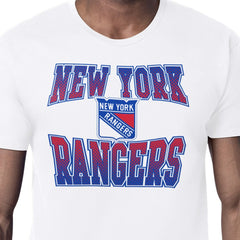 New York Rangers Starter Comic Style Team Graphic T-Shirt White