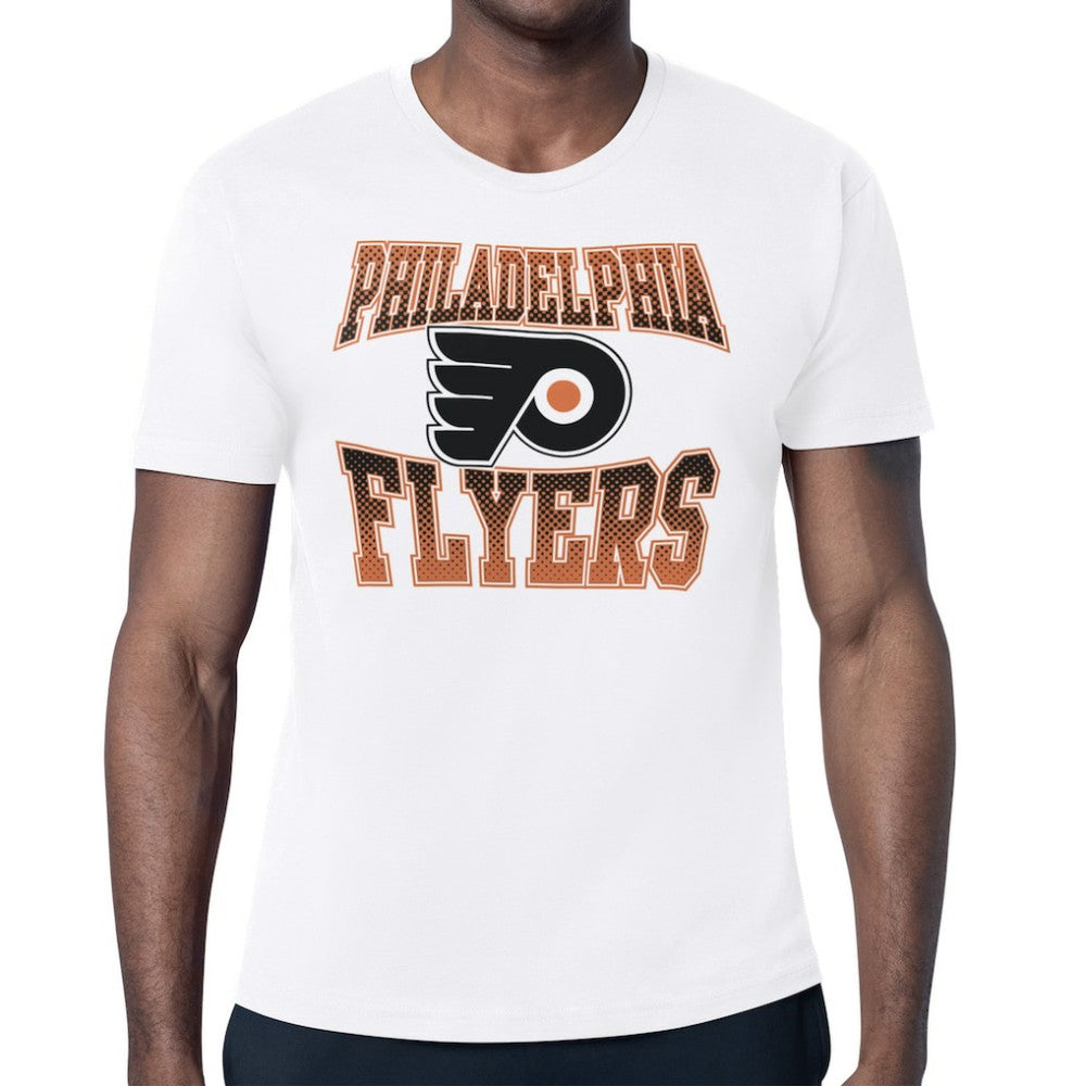 Philadelphia Flyers - Starter Comic Style Team Graphic T-Shirt White