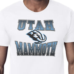 Utah Mammoth - Starter Comic Style Team Graphic T-Shirt White