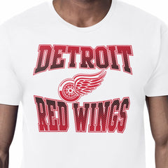 Detroit Red Wings - Starter Comic Style Team Graphic T-Shirt White