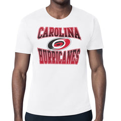 Carolina Hurricanes - Starter Comic Style Team Graphic T-Shirt White